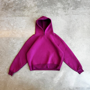 Sweat à capuche unisexe de haute qualité en polyester/coton 500 g/m², coupe classique, broderie personnalisée, streetwear oversize, hiver - Product Image 5