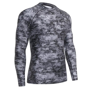 Maillot de compression BJJ sublimé vert respirant, anti-décoloration, coupe ajustée, protection UPF50+, séchage rapide – Tendance du moment - Product Image 2