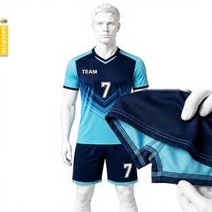 Ensemble de maillots de football personnalisés SAMAVIA, respirant, à séchage rapide, antibactérien, léger, kit de football court pour clubs et écoles - Product Image 5