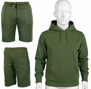 ชุดเซ็ทลำลองสำหรับผู้ชาย ชุดกีฬา ชุดลำลอง กางเกงขาสั้นคาร์โก้ ระบายอากาศได้ดี - Product Image 1