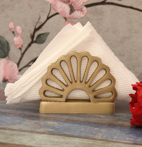 Porte-serviettes élégant et luxueux plaqué or pour la maison moderne, support décoratif pour le rangement des mouchoirs au prix le plus bas - Product Image 1