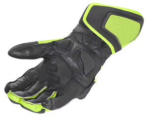 Gants de moto de course sur mesure à doigts complets, coupe-vent, respirants, légers, compatibles écran tactile, en cuir PU, pour le cyclisme sportif - Product Image 3