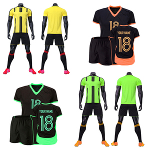 เสื้อฟุตบอลผู้ใหญ่ ลายทางสีสันสดใส ชุดฟุตบอลสำหรับผู้ชาย - Product Image 5