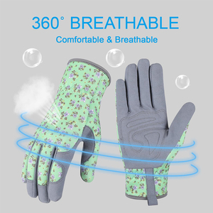 Gants de travail en cuir de vachette de qualité supérieure, résistants à l'eau, compatibles avec les écrans tactiles, nouveau style, en cuir véritable. - Product Image 5