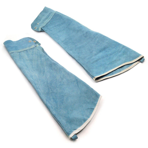 Custom Designed Heavy Duty <b>Waterproof</b> Leather Welding <b>Work</b> Sleeves Flame-Resistant Arm Protection Safety Clothing Welding Sleeve - Product Image 6