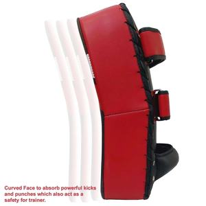 แผ่นรองมวยไทยหนังแท้สั่งทำใหม่ ขายส่งแผ่นเตะมวยคุณภาพสูงสุด ผลิตภัณฑ์ขายดี แผ่นรองมวยไทย - Product Image 5