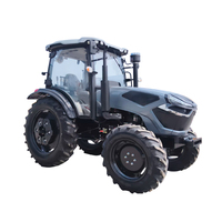 Tractor Titan 80HP 4x4 con Tracción en las Cuatro Ruedas, Cabina con Aire Acondicionado, Motor de Alta Potencia, Sistema Hidráulico Robusto, Alta Capacidad de Elevación