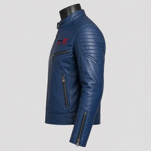 <b>Men</b> High Quality <b>Shearling</b> Brown Leather <b>Jacket</b> <b>Shearling</b> Leather <b>Jacket</b> Motorcycle <b>Jacket</b> Leather Shell for Winter OEM Service - Product Image 4