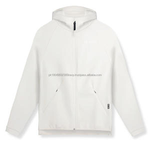 Custom Men's <b>Zip</b> up Hoodies Personalized <b>Full</b>-<b>Zip</b> Hooded <b>Sweatshirt</b> With Matching Pants Casual Athletic Tracksuit for Men - Product Image 1