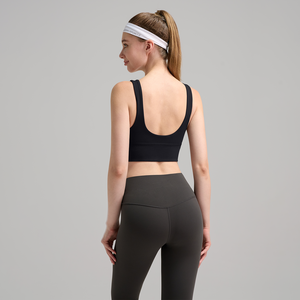 Conjunto de Yoga para Mujer, Último Modelo, Transpirable, Tallas Grandes, Diseño a Cuadros, 2 Piezas, Spandex/Poliéster, Ecológico, Secado Rápido, Venta Directa de Fábrica - Product Image 2