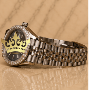 Custom Logo Moissanite Diamond Watch Men Luxury Full Iced Out VVS Stone Bracelet Watch - Product Image 2