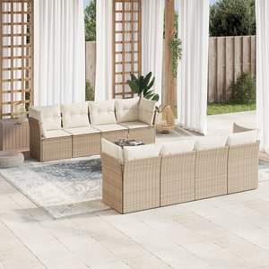 Ensemble de canapés de jardin beige - Product Image 1