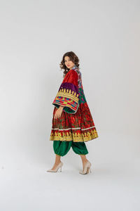 Vestidos Afganos Bordados Personalizados al por Mayor, Vestido Tradicional Afgano de la Mejor Calidad, Tela Tribal Banjara para Danza del Vientre - Product Image 2