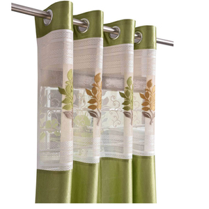 Cortinas Térmicas Aislantes con Estampado de Diseño Novedoso y en Tendencia para Dormitorio, Cortinas Opacas con Estampado y Ojales para Sala de Estar - Product Image 4