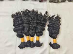 Paquetes de Cabello Humano Natural Sin Procesar al por Mayor, Proveedor de Cabello Rizado Indio con Cutícula Alineada, Cabello Indio Remy de Grado Superior - Product Image 6