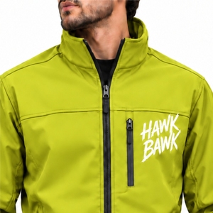<b>Men</b>’s <b>Lightweight</b> Softshell <b>Jacket</b> Full Zip Outdoor <b>Jacket</b> Stand Collar Casual Outdoor Wear Secure Pocket Design Comfortable Fit - Product Image 4
