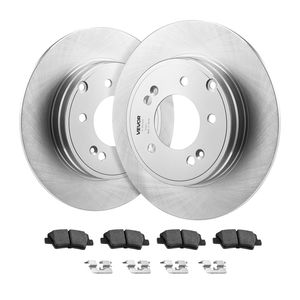 ชุดเบรกหน้าและหลังสำหรับฮุนได โซนาต้า ปี 2011-2014 ใช้ได้กับโซนาต้า ปี 2015 (รุ่นไฮบริด ไฮบริด ลิมิเต็ด ไม่ใช่รุ่นเทอร์โบ) - Product Image 1