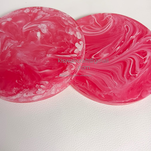 Customized <b>Resin</b> Coaster Set Handmade Epoxy Cup Mats Custom Color Size Logo KISWAH CRAFT Luxury Home Kitchen Hotel Restaurant - Product Image 2