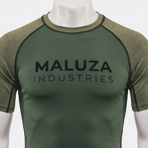 Rashguard de compression BJJ à logo personnalisé, hautement extensible, manches longues, sous-vêtement de grappling MMA, haut d'entraînement pour sports de combat - Product Image 3