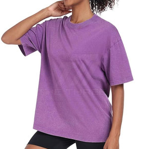 Camisetas Extra Grandes para Mujer, Ecológicas, de Alta Calidad, Transpirables, de Secado Rápido, 100% Algodón, Hombros Caídos, Corte Holgado, Casual - Product Image 5