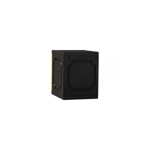 Meuble de rangement cubique moderne en PVC jaune et noir avec serrure pour bureau à domicile - Product Image 5