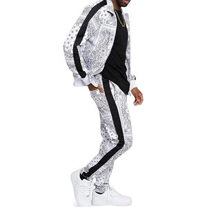 Ensemble de survêtement léger en polyester, confortable, respirant, idéal pour la course à pied, la gym et les activités de plein air - Product Image 2