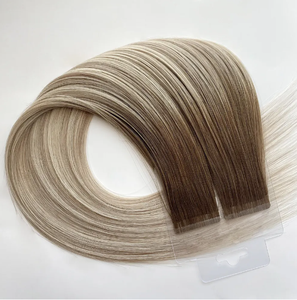 El mejor precio 100% Remy Extensiones de cabello humano vietnamita Cinta ins Ombre Piano Super Doble dibujado Cabello vietnamita crudo - Product Image 2