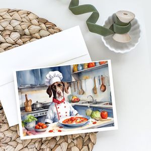 Pointeur le chef lunatique A7 taille 5x7 cartes vierges paquet de 8 cartes de voeux avec enveloppes vierges pour messages personnalisés - Product Image 2