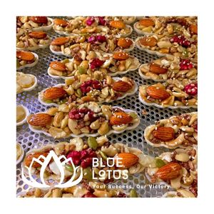 Tarta de Frutos Secos Mixtos Hecha a Mano, Vegana, Ecológica, Baja en Carbohidratos, Estándar de Exportación, Snack Dulce, Blue Lotus, ¡EN OFERTA! - Product Image 1