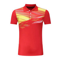 Maillots d'entraînement sublimés respirants de haute qualité à séchage rapide pour hommes et femmes, uniformes de tennis de table et vêtements de badminton