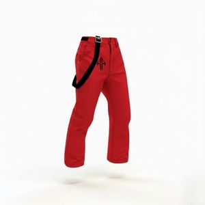 Pantalon de ski pour homme personnalisé, imperméable 10 000 mm, isolation polaire 240 g, fermeture auto-agrippante, 100 % polyester, couleur unie - Product Image 3