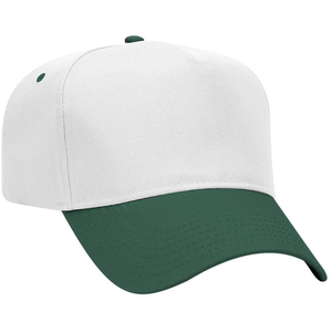 Gorra de Béisbol de 6 Paneles Blanca y Gris, Unisex, Ajustable, con Cierre a Presión, Color Sólido, Tela Twill, Estilo Casual - Product Image 5