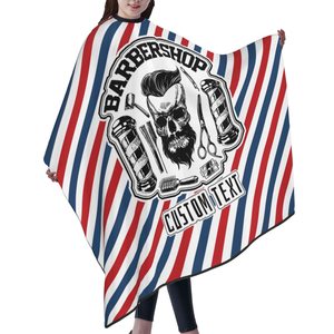 Capes de coiffure professionnelles imperméables avec crochets réglables et fermeture à bouton-pression, personnalisables avec logo OEM pour barbiers - Product Image 1