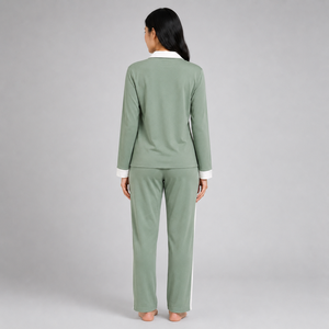 Ensemble de pyjama pour femmes, coton doux, respirant, confortable, vêtements de nuit, vêtements de détente, prix bas, fabricant en gros, ensemble de pyjama pour femmes - Product Image 3