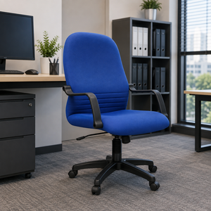 Chaise de bureau exécutive KINSHA SCT-02 avec hauteur réglable, design moderne, matériau en tissu pour usage commercial - Product Image 1