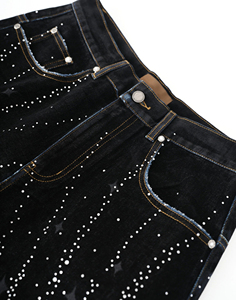 High Street Men's Distressed Denim Shorts-Mid-Waist <b>Boot</b> Cut Quick Dry 3D Pattern <b>Vintage</b> Winter Illusion Streetwear - Product Image 4