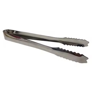 Pince à glace en acier inoxydable résistante au congélateur avec dents antidérapantes uniques, outil de service élégant pour la maison ou le bar, à prix raisonnable - Product Image 2