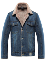 Veste en jean pour homme, sur mesure, anti-plis, respirante, denim de haute qualité.