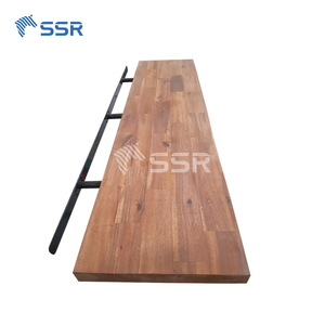 Estantes Flotantes Minimalistas de Madera de Acacia con Borde Cuadrado Rústico, Precio de Fábrica, para Decoración de Sala de Estar - Product Image 6