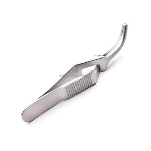 Pinces DeBakey incurvées de qualité supérieure, à mâchoire atraumatique, en acier inoxydable, instruments chirurgicaux manuels réutilisables - Product Image 6