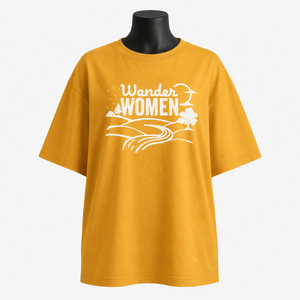 Camiseta Oversize Personalizada para Mujer, de Algodón, Estilo Casual Holgado, Streetwear, con Estampado Gráfico, Manga Corta, Top de Verano - Product Image 1