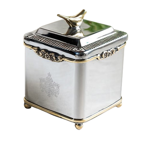Farmhouse <b>Canister</b> Box for Home Kitchen Custom made Metal <b>Canister</b> <b>Set</b> of Four Metal Storage Container - Product Image 3