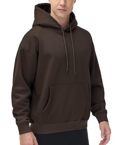 Nueva Colección Sudadera con Capucha para Hombre, 100% Algodón, Forrada, Manga Larga, Cuello Caído, Color Sólido, Cómoda, Tallas Grandes, Personalizable - Product Image 1