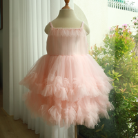 2025 o-cou scintillant robe pour filles princesse perles broderie Tulle robe Vietnam fabrication ODM enfant Boutique de Rosie