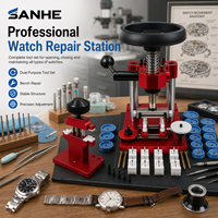 Machine de réparation de montres double usage avec composants essentiels : moteur, engrenage, boîte de vitesses, PLC