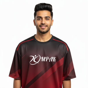 เสื้อยืดผู้ชายแฟชั่นทันสมัยทรงปกติ ผ้าโพลีเอสเตอร์/คอตตอน ระบายอากาศได้ดี แห้งเร็ว ลายพิมพ์ซับลิเมชั่น สไตล์ลำลอง สตรีทแวร์ - Product Image 1