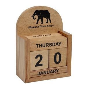 Rustic Wooden Photo Frame Calendar Handmade <b>Table</b> <b>Decor</b> for Home and Office Factory Bulk Supply - Product Image 2