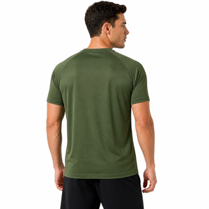 T-SHIRT MOISTURE WICKING T-SHIRT Premium respirant et absorbant l'humidité, avec tissu à séchage rapide, coupe douce et extensible, idéal pour la gym, les sports et le travail. - Product Image 3