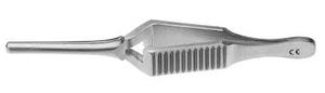 DeBakey Cross Action Bulldog Clamp Curved Stainless Steel Cardiovascular Surgery Forceps Manual CE OEM - Product Image 2
