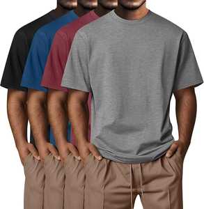 Camisetas de Punto Grueso de 240 Gsm, Corte Regular, 100% Algodón, Impresión Digital Personalizada, Diseño Gráfico, Estilo Urbano para Hombre - Product Image 2